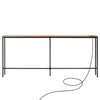 VEVOR Narrow Console Table, 70.9" Behind Couch Table with Power Outlets, 1-Tier Long Entryway Table, Narrow Sofa Table with Metal Frame and Charge Station, for Entryway, Hallway, Living Room