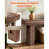 VEVOR 63 in Console Table, Farmhouse Desk Behind the Couch, Wooden Rectangle Entrance Desk, Narrow Long Sofa Table Accent Stand for Hallway, Bedroom, Living Room, Foyer, Easy Assembly, Brown
