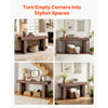 VEVOR 63 in Console Table, Farmhouse Desk Behind the Couch, Wooden Rectangle Entrance Desk, Narrow Long Sofa Table Accent Stand for Hallway, Bedroom, Living Room, Foyer, Easy Assembly, Brown