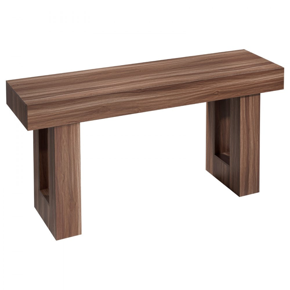 VEVOR 63 in Console Table, Farmhouse Desk Behind the Couch, Wooden Rectangle Entrance Desk, Narrow Long Sofa Table Accent Stand for Hallway, Bedroom, Living Room, Foyer, Easy Assembly, Brown