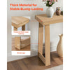 VEVOR 36 in Console Table, Modern Desk Behind the Couch, Wooden Rectangle Entrance Desk, Narrow Long Sofa Table Accent Stand, Ideal for Hallway, Bedroom, Living Room, Foyer, Easy Assembly, Burlywood