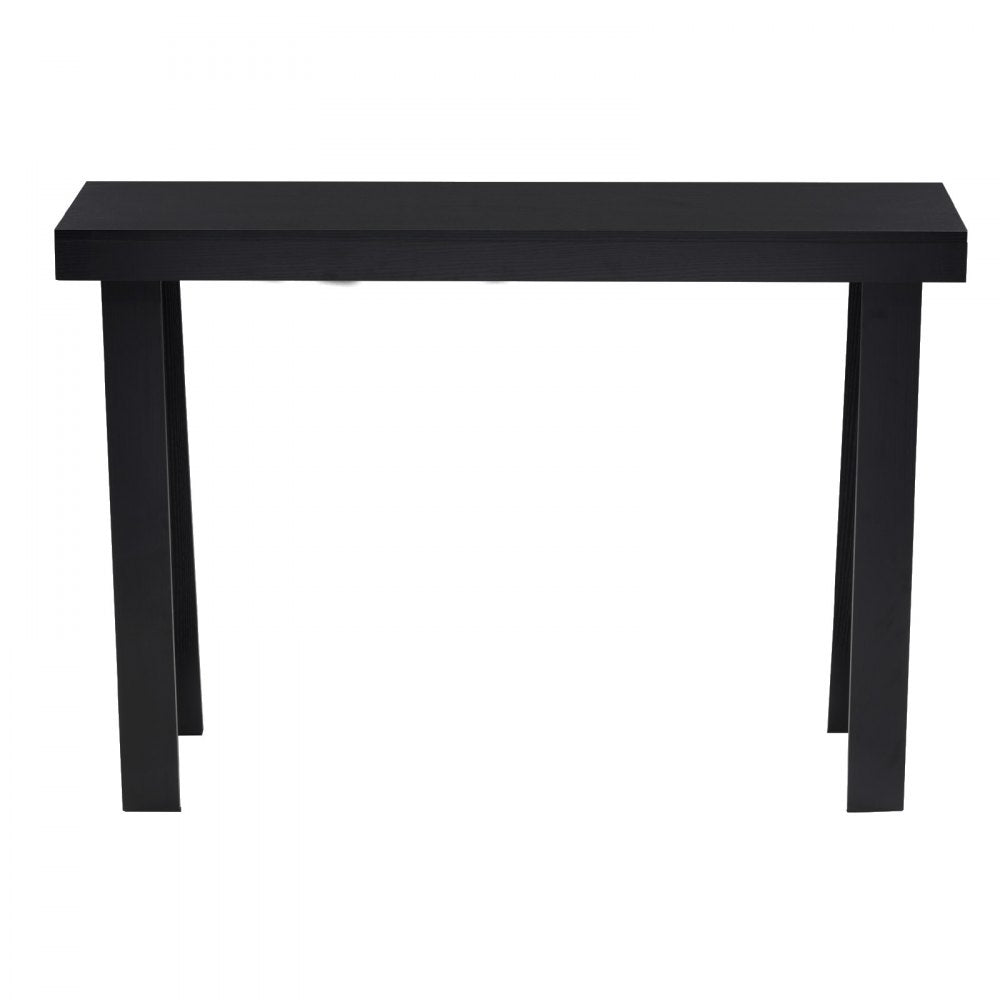 VEVOR 46 in Console Table, Modern Desk Behind the Couch, Wooden Rectangle Entrance Desk, Narrow Long Sofa Table Accent Stand for Hallway, Bedroom, Living Room, Foyer, Easy Assembly, Black