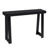 VEVOR 46 in Console Table, Modern Desk Behind the Couch, Wooden Rectangle Entrance Desk, Narrow Long Sofa Table Accent Stand for Hallway, Bedroom, Living Room, Foyer, Easy Assembly, Black