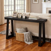 VEVOR 56 in Console Table, Modern Desk Behind the Couch, Wooden Rectangle Entrance Desk, Narrow Long Sofa Table Accent Stand, Ideal for Hallway, Bedroom, Living Room, Foyer, Easy Assembly, Black