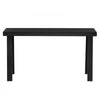 VEVOR 56 in Console Table, Modern Desk Behind the Couch, Wooden Rectangle Entrance Desk, Narrow Long Sofa Table Accent Stand, Ideal for Hallway, Bedroom, Living Room, Foyer, Easy Assembly, Black