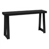 VEVOR 56 in Console Table, Modern Desk Behind the Couch, Wooden Rectangle Entrance Desk, Narrow Long Sofa Table Accent Stand, Ideal for Hallway, Bedroom, Living Room, Foyer, Easy Assembly, Black