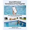 VEVOR Variable Speed Pool Pump, 2 HP, AC 220-240V, 145 GPM, In/Above Swimming Pool Pump with Filter Basket, Powerful Self Priming, Programmable Timer, for Inground and Above Ground Swimming Pool