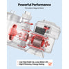 VEVOR Variable Speed Pool Pump, 3 HP, AC 220-240V, 190 GPM, In/Above Swimming Pool Pump with Filter Basket, Powerful Self Priming, Programmable Timer, for Inground and Above Ground Swimming Pool