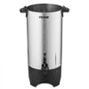 VEVOR Commercial Coffee Urn, 50 Cups Stainless Steel Large Coffee Dispenser, 1000W 110V Electric Coffee Maker Urn For Quick Brewing, Hot Water Urn with Detachable Power Cord for Easy Cleaning, Silver