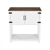 VEVOR Coffee Bar Cabinet, 31.5 x 13.8 x 34.6 in Farmhouse Coffee Bar Cabinet with 3-Tier Storage, Coffee Bar Table with Magnet Doors, Farmhouse Sideboard Buffet Cabinet for Living Room, Entryway