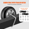 VEVOR Spare Tire Carrier, U-Bolt Zinc Plated Spare Tire Mount Bracket Side Mount with Lock, 160 lbs Capacity, 4 & 5 Lugs Wheels on 4", 4.5", 5" Bolt Patterns, for Trailer Tongue, Marine Trailer