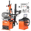 VEVOR Tire Changer Machine and Tire Balancer Set with Independent Assist Arm, 2HP/1500W Wheel Changer + 250W Tire Balancing Machine Combo, 12"-26" Inside Clamp with Bead Blaster for Auto Repair Shops