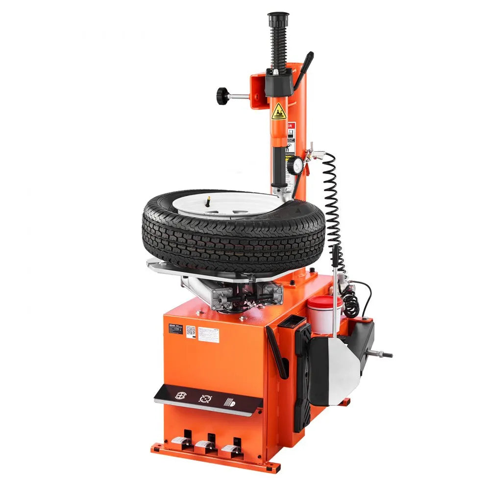 VEVOR Tire Changer Machine and Tire Balancer Set with Independent Assist Arm, 2HP/1500W Wheel Changer + 250W Tire Balancing Machine Combo, 12"-26" Inside Clamp with Bead Blaster for Auto Repair Shops