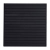 VEVOR Slat Wall Paneling, 4 x 4 ft, PVC Garage Slatwall with Modular Design, Black Slat Wall Easy-to-Install Adjustable Slatwall Panel with Coupling Structure & DIY Cutting, Fits for Storage & Display