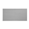 VEVOR Slat Wall Paneling, 8 x 4 ft, PVC Garage Slatwall with Accessories, Grey Slat Wall Easy-to-Install Adjustable Slatwall Panel with Coupling Structure & DIY Cutting, Fits for Storage & Display