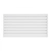 VEVOR Slat Wall Paneling, 2 x 4 ft, PVC Garage Slatwall with Modular Design, White Slat Wall Easy-to-Install Adjustable Slatwall Panel with Coupling Structure & DIY Cutting, Fits for Storage & Display