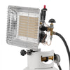 VEVOR Propane Tank Top Heater, 13000 BTU Rapid Heating 180-Degree Infrared Radiant Tank Top Gas Heater, Stepless Temperature Adjustment for Ice Fishing/ Hunting/Outdoor Work, Single Burner Square