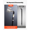 VEVOR 3FT Extension Pole for Heat Gun, Only Compatible with DR.Shrink Propane Heat Guns, Extended Reach Rod for Fast Heat-Shrink Wrapping, Combustor Head Included
