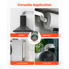 VEVOR 2 Pack Dryer Vent Elbow, 90 Degree Hose Connector Kit for 4 Inch Duct, Stainless Steel Vent Elbows with 4 Clamps and Aluminum Foil Tape, for HVAC Ducts, Pipes, and Ductworks at Tight Space