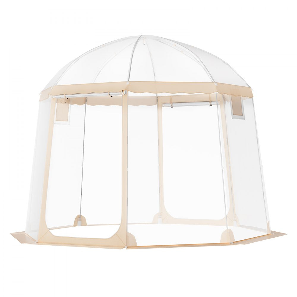 VEVOR Sports Tent, 4-8 People, Instant Pop-Up Tent Shelter Weatherproof Pod, Outdoor Bubble Clear View Tent, Climate Canopy Shelter for Soccer, Football, Softball & Other Sporting Events and Parades