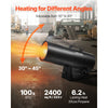 VEVOR Propane Heater, 100000BTU Forced Air Propane Heater with Stepless Temp Settings & security Protection, Portable Garage/Shop Barrel Heater for Garages, Job Sites,Indoor/Outdoor