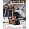 VEVOR Electric Pressure Washer, 2000 Max PSI 1.59 Max GPM, Portable Power Washer with 4 Nozzles, Metal Extension Wand, Built-in Carry Handle, Compact & Flexible for  Cars,Driveways,Patios,Fences,Home