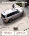 VEVOR Electric Pressure Washer flexible cleaning without limits (7 m power cord & hose)