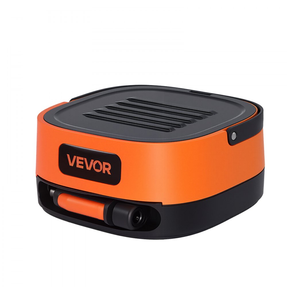 VEVOR Portable Cordless Pressure Washer with 2.64 Gal Tank, Foldable Power Washer 109 Max PSI, 3 Nozzles, Magnetic Sponge Brush & Soft Bristle Brush,78.7 in Hose, for Bike Cleaning, Patio, Camping