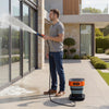 VEVOR Portable Cordless Pressure Washer with 2.64 Gal Tank, Foldable Power Washer 109 Max PSI 0.79 Max GPM, 3 Nozzles,Flexible 78.7 in Hose, Type-C Charging, for Bike Cleaning, Patio, Camping, Garden