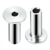 VEVOR 81 Pack T316 Stainless Steel Protector Sleeves for 1/8" Wire Rope Cable Railing, DIY Balustrade T316 Marine Grade, Come with A Free Drill Bit, Silver
