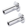 VEVOR 81 Pack T316 Stainless Steel Protector Sleeves for 1/8" Wire Rope Cable Railing, DIY Balustrade T316 Marine Grade, Come with A Free Drill Bit, Silver
