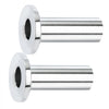 VEVOR 121 Pack T316 Stainless Steel Protector Sleeves for 5/32" 3/16" Wire Rope Cable Railing, DIY Balustrade T316 Marine Grade, Come with A Free Drill Bit, Silver