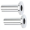 VEVOR 121 Pack T316 Stainless Steel Protector Sleeves for 5/32" 3/16" Wire Rope Cable Railing, DIY Balustrade T316 Marine Grade, Come with A Free Drill Bit, Silver