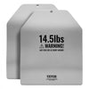 VEVOR Curved Weight Vest Plates, 14.5 LB Pairs, Premium Steel Weighted plates, Contoured Ergonomic Fit – WODs, Additional Weight for Weight Vests, for Strength Training, Running, Heavy Workouts