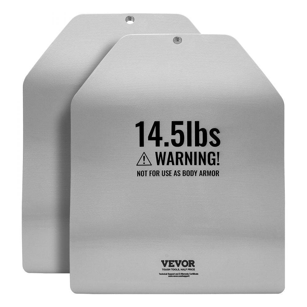 VEVOR Curved Weight Vest Plates, 14.5 LB Pairs, Premium Steel Weighted plates, Contoured Ergonomic Fit – WODs, Additional Weight for Weight Vests, for Strength Training, Running, Heavy Workouts