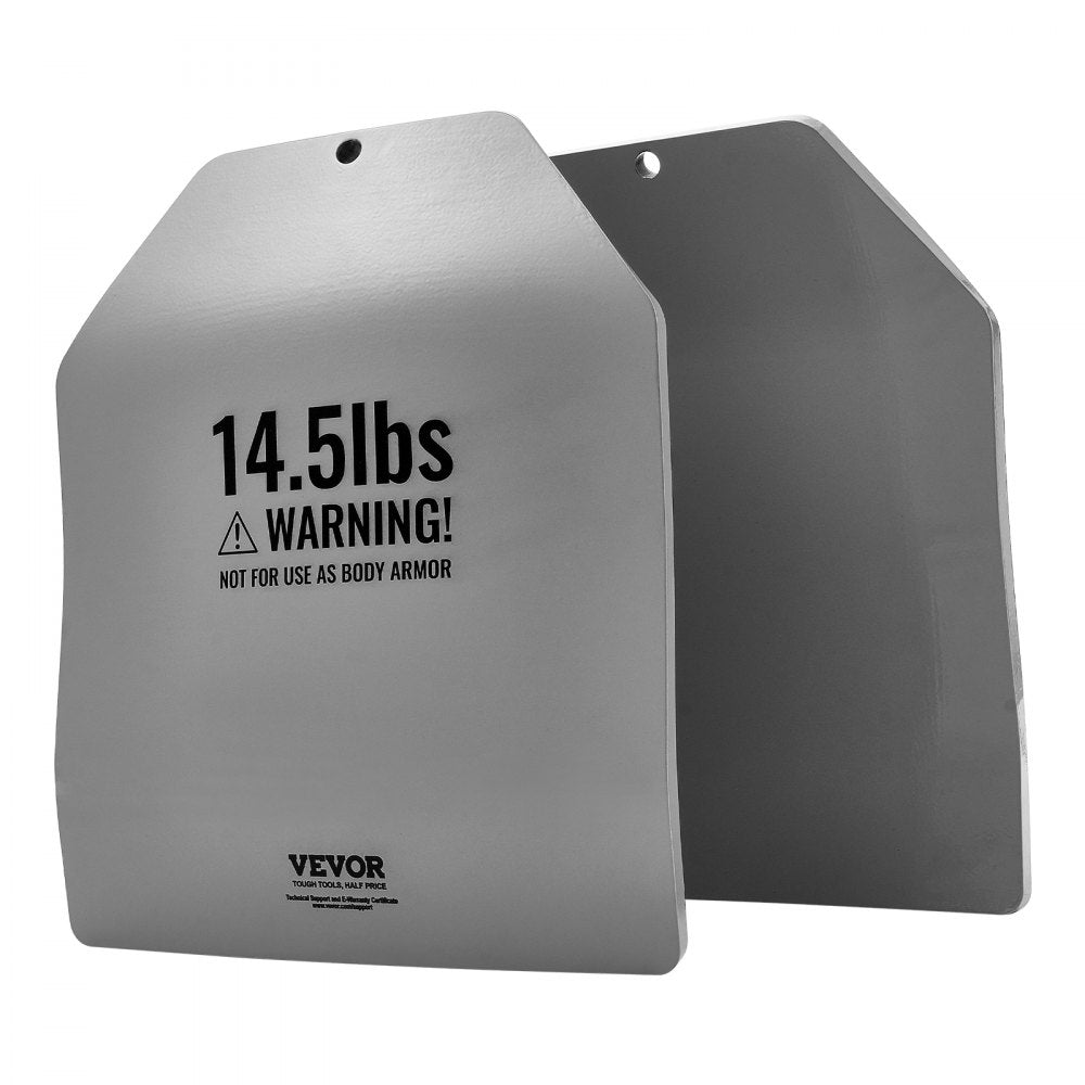 VEVOR Curved Weight Vest Plates, 14.5 LB Pairs, Premium Steel Weighted plates, Contoured Ergonomic Fit – WODs, Additional Weight for Weight Vests, for Strength Training, Running, Heavy Workouts