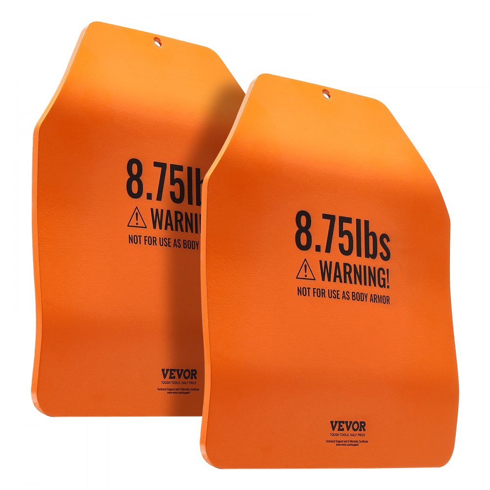 VEVOR Curved Weight Vest Plates, 8.75 LB Pairs, Premium Steel Weighted plates, Contoured Ergonomic Fit – WODs, Additional Weight for Weight Vests, for Strength Training, Running, Heavy Workouts