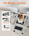 Non-slip stairs and leak-proof upgraded security design (limit holes, sliding door, drainage kit)