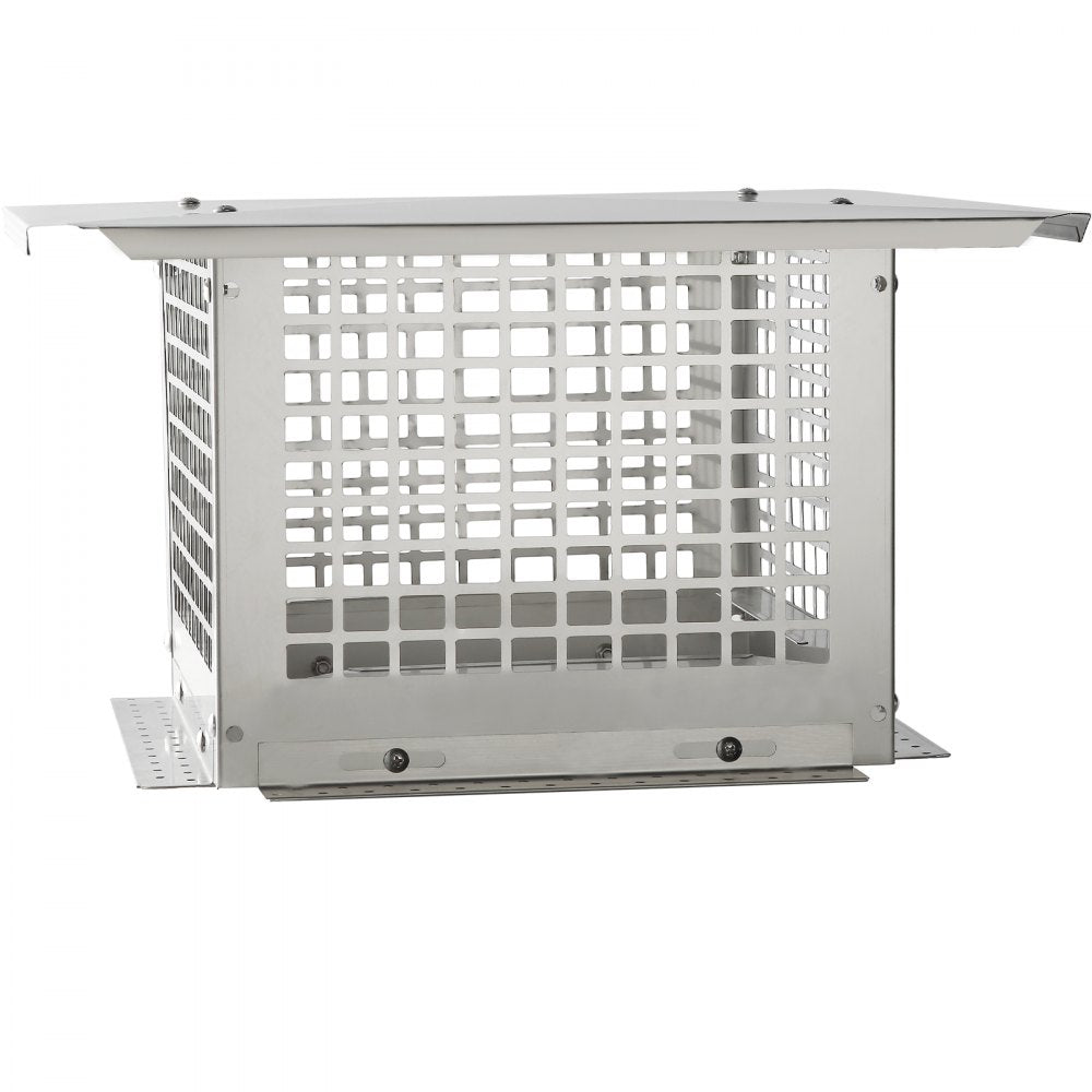 VEVOR Chimney Cap, 12 x 12 inch, 304 Stainless Steel Fireplace Chimney Cover, Not Easily Toppled & Practical Accessories & Easy Installation, Fits Mesh Flue Covers Outside Clay Flue Shingles, Silver