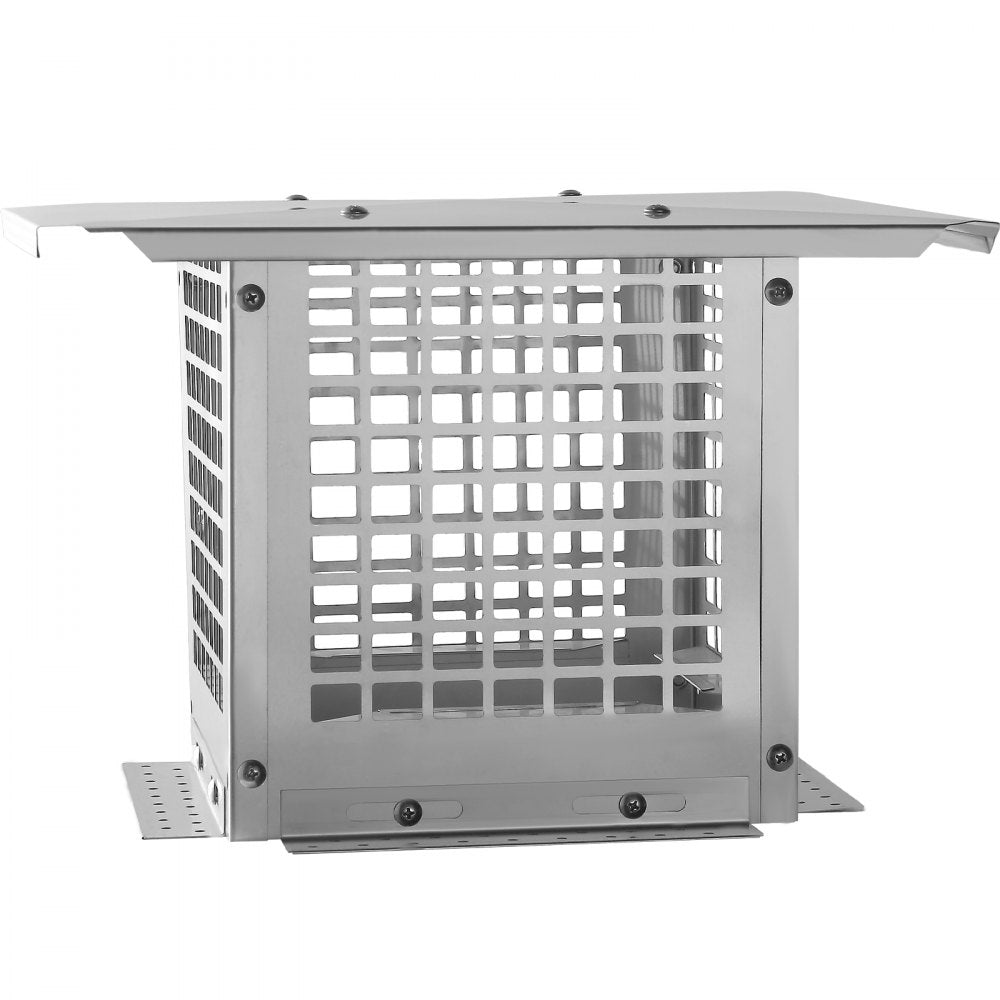 VEVOR Chimney Cap, 9 x 9 inch, 304 Stainless Steel Fireplace Chimney Cover, Not Easily Toppled & Practical Accessories & Easy Installation, Fits Mesh Flue Covers Outside Clay Flue Shingles, Silver