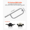 VEVOR Grill Burner Tube for Weber Q100, Q120, Q1000, Q1200, Baby Q Gas Grills, 17 inch 304 Stainless Steel Tube Burner for Weber 516001, 516002, 50060001, Replacement Part 69957, 60040, 41657, 45657