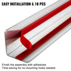 VEVOR Stainless Steel Corner Guards 2 x 2 x 48 inch Metal Wall Corner Protector Pack of 10 Corner Guards 20 Ga 304 Stainless Corner Guard with 90-Degree Angle for Wall Protection and Decoration