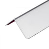 VEVOR Stainless Steel Wall Corner Protector, 1.5 x 1.5 x 48 inch, 10 Pack Metal Corner Guards, 304 Stainless Steel Edge Trim 90-Degree Angle for Home,Office,Commercial Wall Protection, with 3m Tape