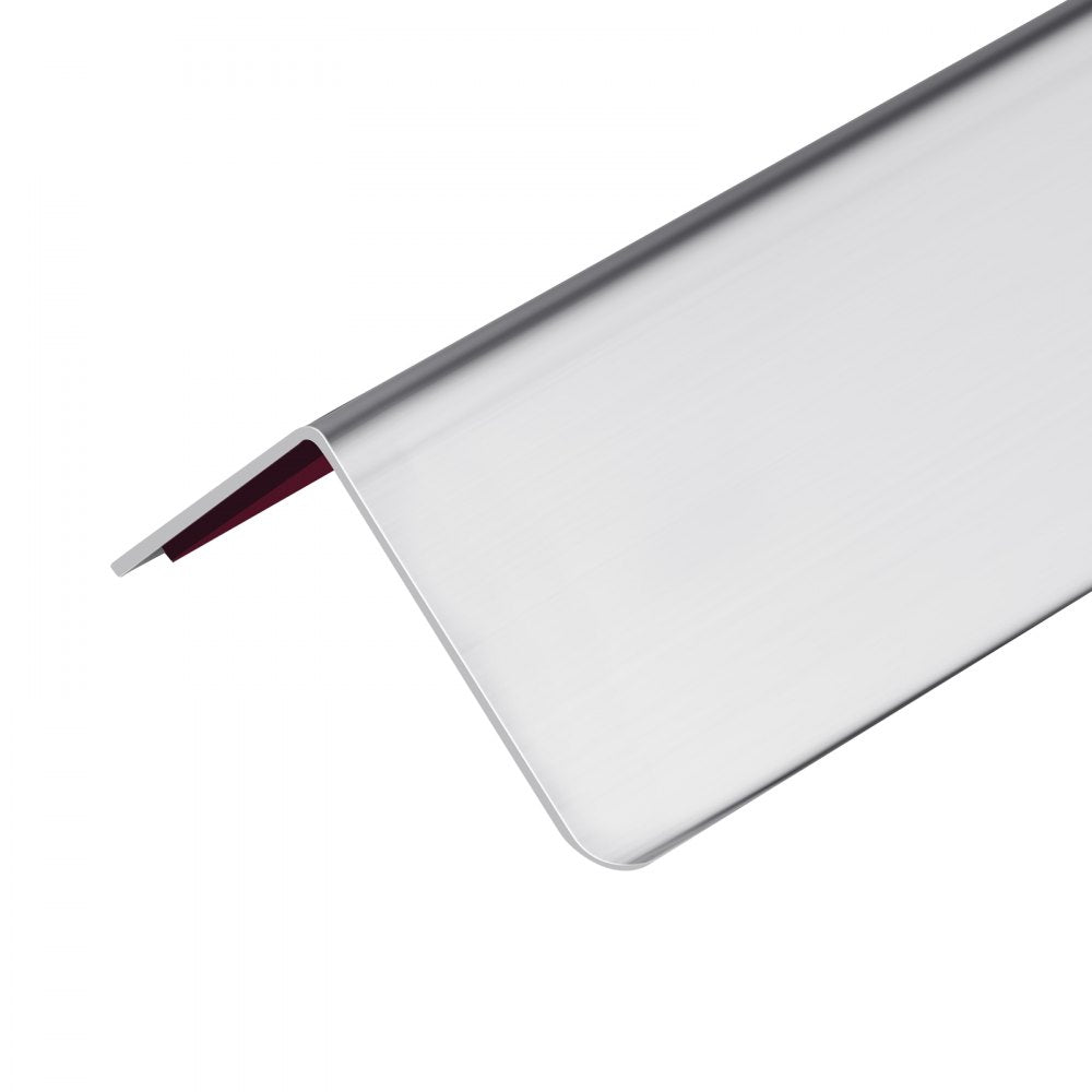 VEVOR Stainless Steel Wall Corner Protector, 1.5 x 1.5 x 48 inch, 10 Pack Metal Corner Guards, 304 Stainless Steel Edge Trim 90-Degree Angle for Home,Office,Commercial Wall Protection, with 3m Tape