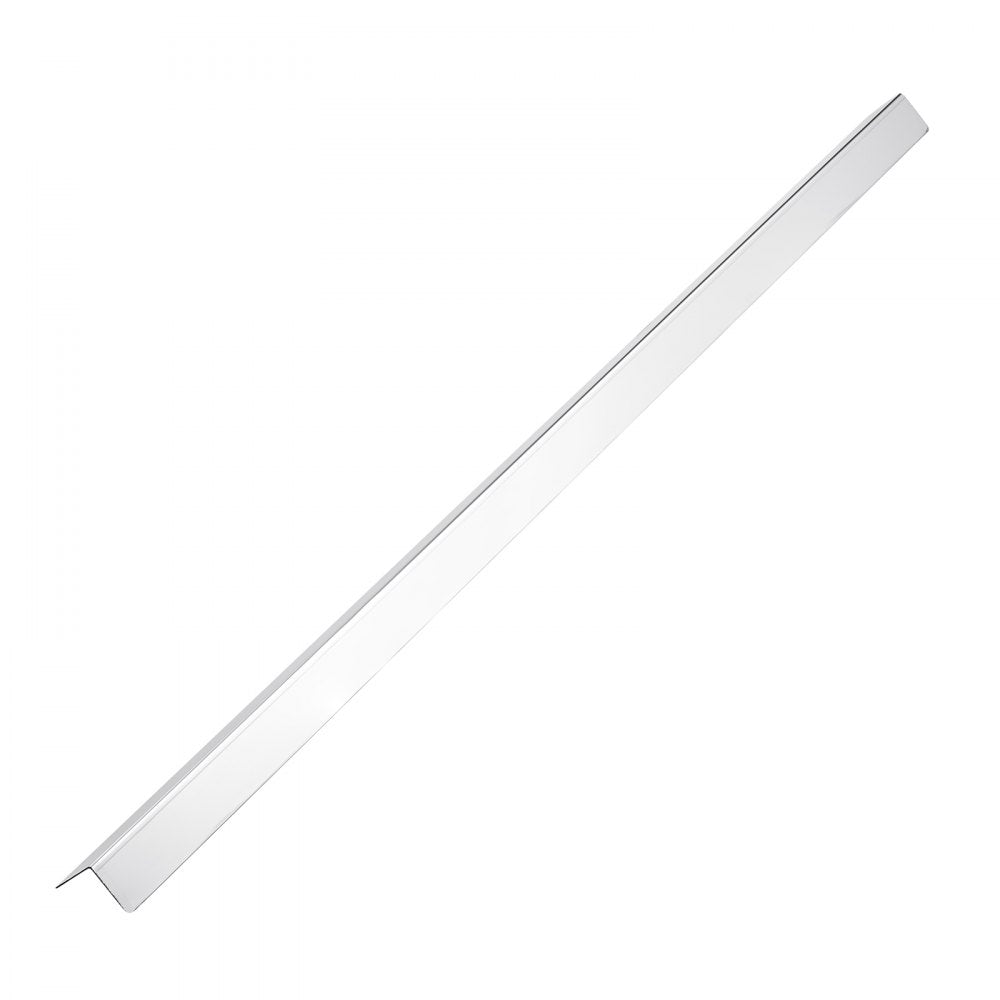 VEVOR Stainless Steel Wall Corner Protector, 1.5 x 1.5 x 48 inch, 10 Pack Metal Corner Guards, 304 Stainless Steel Edge Trim 90-Degree Angle for Home,Office,Commercial Wall Protection, with 3m Tape