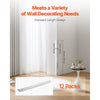 VEVOR Alluminum Alloy Wall Corner Protector, 2 x 2 x 48 inch, 12 Pack Metal Corner Guards, Edge Trim Protector 90-Degree Angle L Shape for Home,Office,Commercial Wall Protection, with 3m Tape