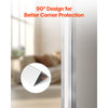 VEVOR Alluminum Alloy Wall Corner Protector, 2 x 2 x 48 inch, 12 Pack Metal Corner Guards, Edge Trim Protector 90-Degree Angle L Shape for Home,Office,Commercial Wall Protection, with 3m Tape