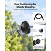 VEVOR Zipline Kit, 160 ft, 6 mm Steel Cable, Backyard Zipline, Up to 330 lb, for Outdoor, Durable Zipline for Kids with 6.9 ft Spring Brake, Removable Trolley & Swing Seat, Ages 6-16, Not for Adults