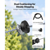 VEVOR Zipline Kit, 100 ft, 6 mm Steel Cable, Backyard Zipline, Up to 330 lb, for Outdoor, Durable Zipline for Kids with 6.9 ft Spring Brake, Removable Trolley & Swing Seat, Ages 6-16, Not for Adults