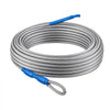 VEVOR Zipline Kit, 60 ft, 6 mm Steel Cable, Backyard Zipline, Up to 330 lb, for Outdoor, Durable Zipline for Kids with 6.9 ft Spring Brake, Removable Trolley & Swing Seat, Ages 6-16, Not for Adults